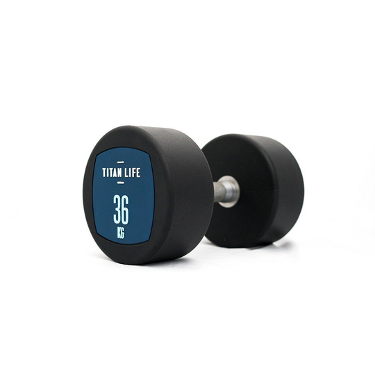 TITAN LIFE Hantel Dumbbell PU - 36 kg