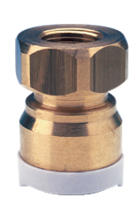 Adapter 3/8'' hona mässing