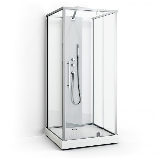 Box Two - Klarglas Natur 103x103