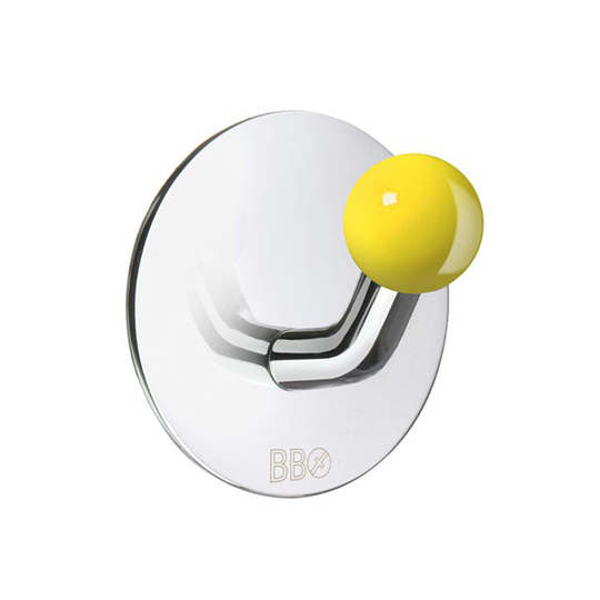 Handdukskrok Beslagsboden BK1089 Rostfri/Gul