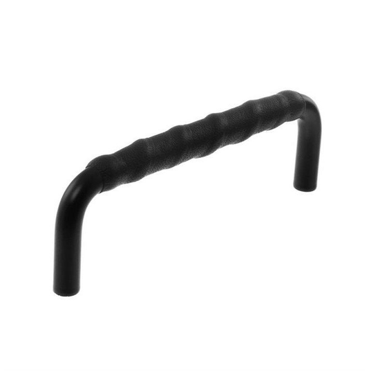 Linfalk Handtag svart/svart läder lindat, utan fot 7353-96-2525LL