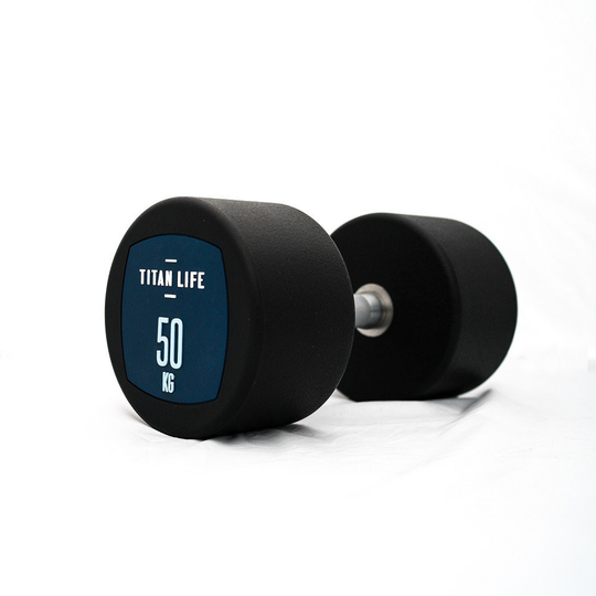 TITAN LIFE Hantel Dumbbell PU - 50 kg