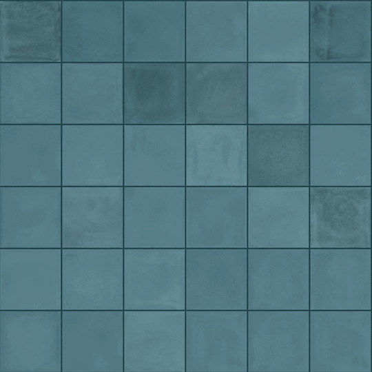 Klinker Marazzi Group D Segni Blend Azzuro Blå 10x10 cm