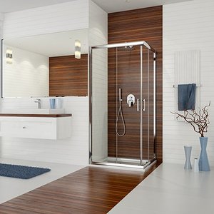 Duschhörn TX Kvadrat - 5mm glas