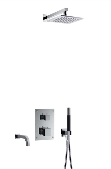 Tapwell Takdusch Box BOX8368 Square Krom
