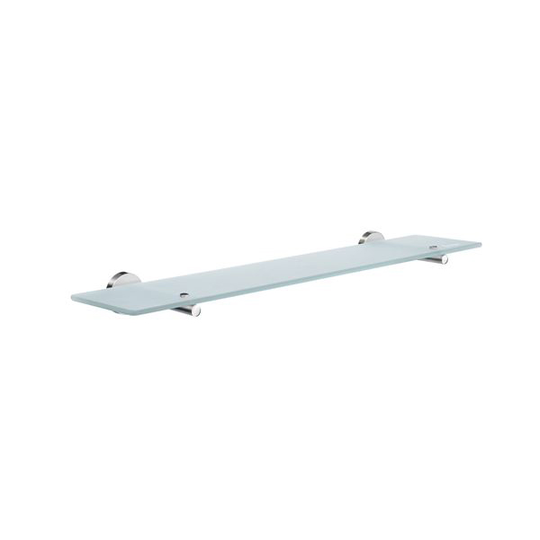 Badrumshylla Smedbo Home HK347 Krom/Frostat Glas