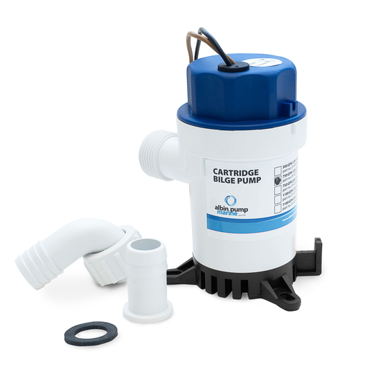 Cartridge bilge pump 1100gph 24v