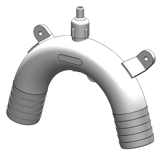 Vakuumventil 38 mm vit
