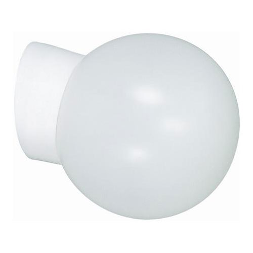 Vägglampa Malmbergs Bole 45 Grader 60w E27, Vit