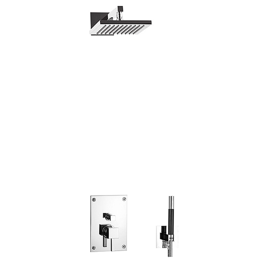 Takduschset Tapwell Box 8200 Square för Inbyggnad