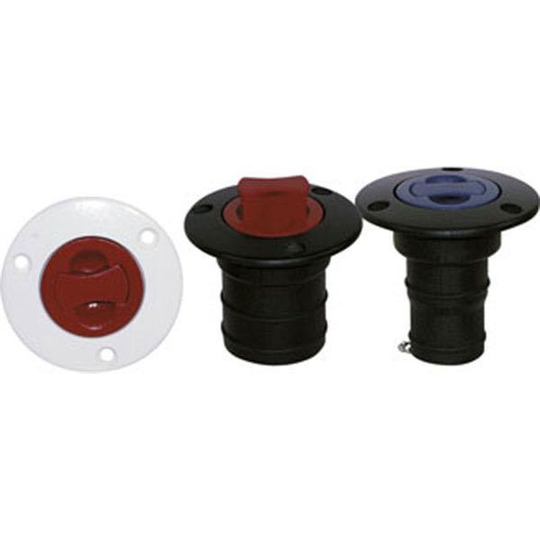 Däcksförskruvning Vatten 35-38 mm Vit