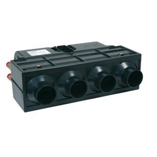 Siroco Sahara, Fläktvärmare, 2-stegs Fläkt 12V/150W, 4 x ø55