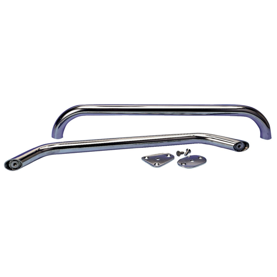 Grabbräcke rostfritt, 300 mm-45 gr