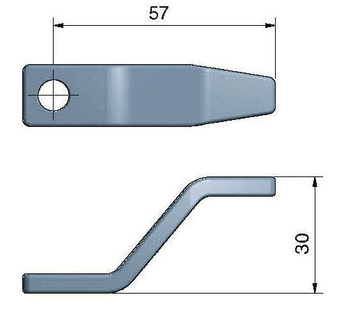 Regel lång hög grip range 39-52mm
