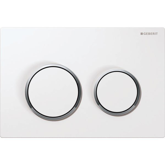 Geberit Spolknapp Omega20 För Dubbelspolning Vit