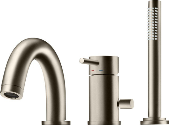 Tapwell Badkarsblandare BI047 Borstad Nickel