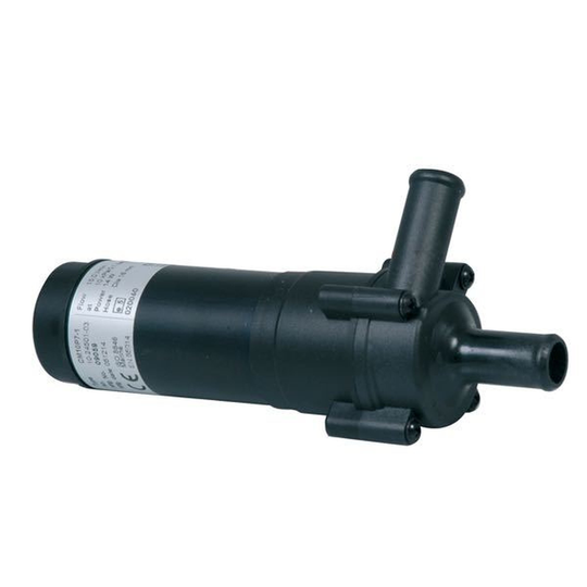 Johnoson Cirkulationspump 12v, 16mm Anslutning, 15L/m, 0,1ba