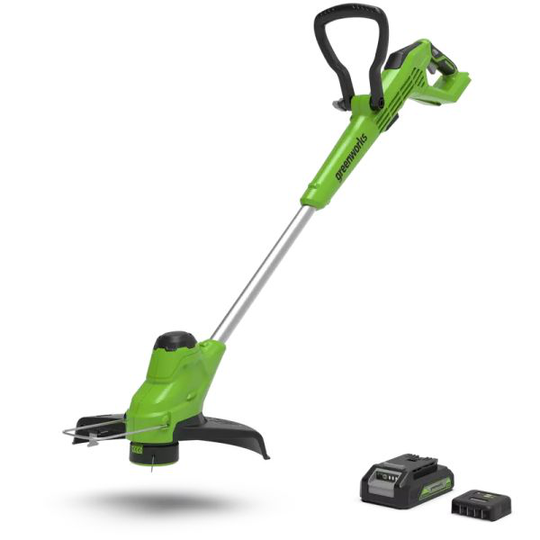Greenworks G24LT28K2 Grästrimmer med batteri och laddare