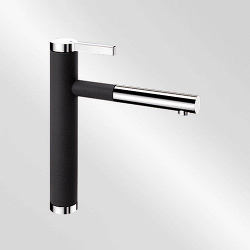 Blanco Köksblandare Linee S Silgranit-look - Silgranit-look Antracit / Krom