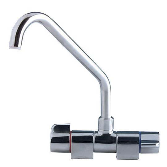 Barka S.R.L MR4100 Hög Blandare 3/8'' BSP Kromad Mässing