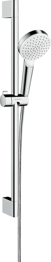 Hansgrohe Duschset Crometta 1jet EcoSmart 9 l/min - Krom / Vit