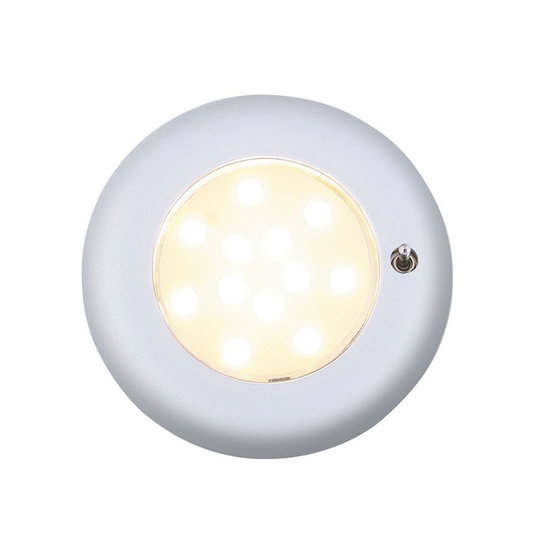 Nova ii, smd led, mattsilver med brytare