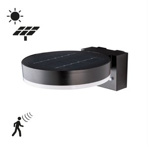 Solcellsdriven vägglampa med sensor