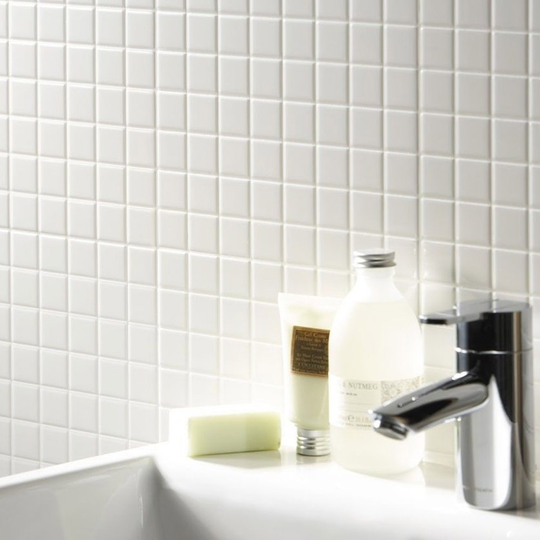 Mosaik Royal Vit Matt 3x3 cm