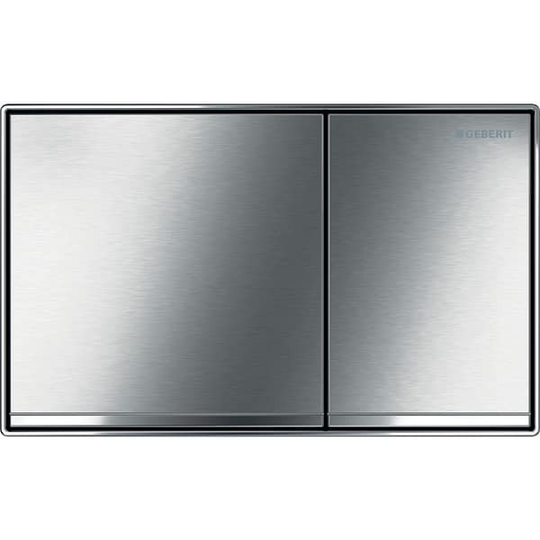 Geberit Spolknapp Sigma60 Nivå Med Ytskikt Blank Krom