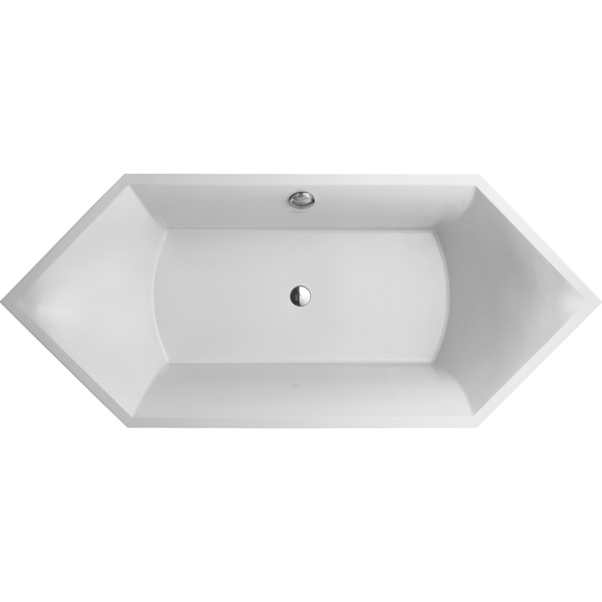 Badkar Villeroy & Boch Squaro Hörninstallerat Sexkantig