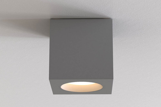 Astro Downlights Kos square taklampa Grå AS1326045