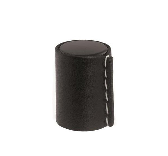 Linfalk Knopp Mattsvart / Svart Läder 0132-17-2525L