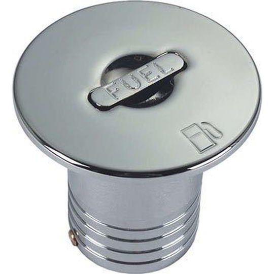 FS Däcksförskruvning Bränsle 38 mm RF/Kromad Mässing