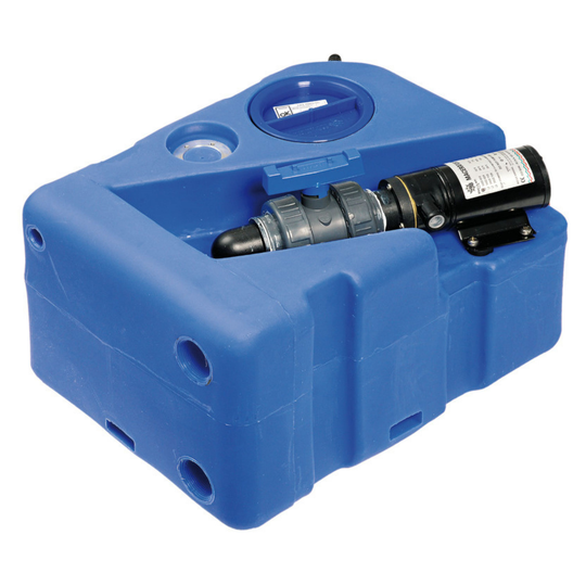Septiktank 40l med 12v Macerator-pump 50x39x30cm