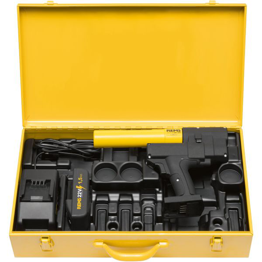 REMS Ax-Press 25 L Pressmaskin med batteri och laddare