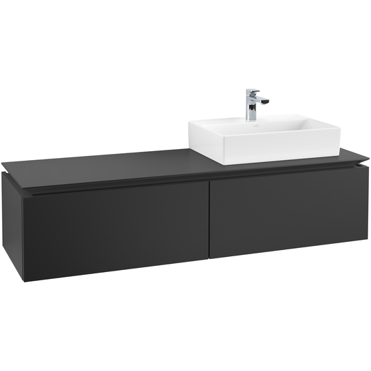 Tvättställsskåp Villeroy & Boch Legato Kompakt 1600 med 2 Lådor för Ocentrerat Tvättställ från Memento