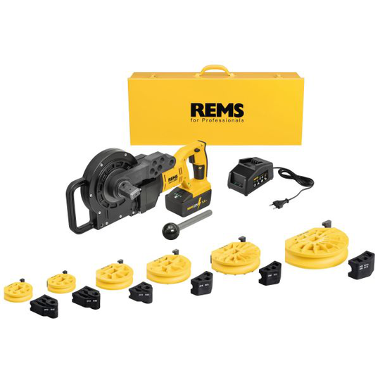 REMS 580062 R220 Bockmaskin 12-28 mm, med batteri och laddare