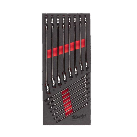 Milwaukee 4932479827 Steel Storage Blocknyckelsats 15 delar