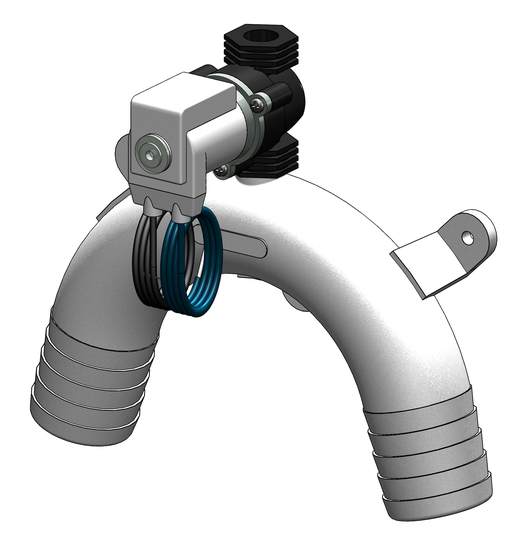 Vakuumventil solenoid 38 mm vit