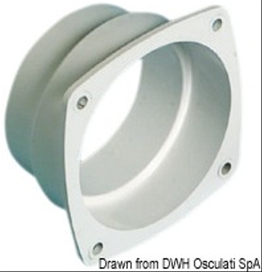 Slangadapter osc vit 70/80mm