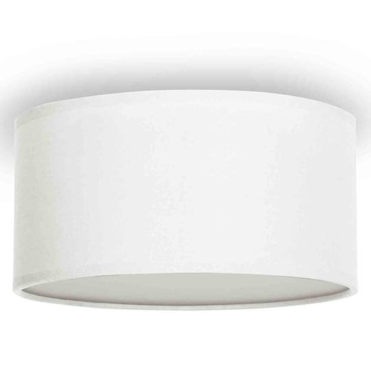Smartwares Taklampa Textil Ø20cm Vit