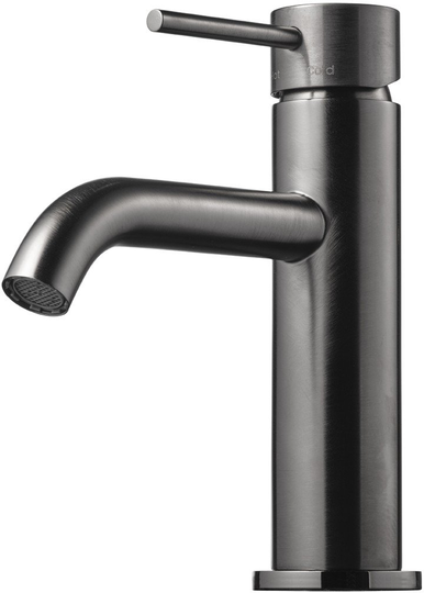 Tapwell Tvättställsblandare EVM072 Borstad Black Chrome