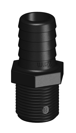 Slangkoppling 3/4 22 mm utv.