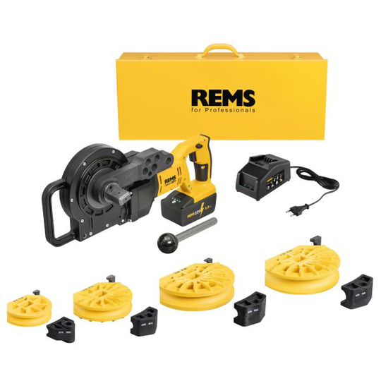 REMS 580067 R220 Bockmaskin 16-32 mm, med batteri och laddare