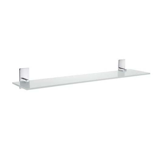 Badrumshylla Smedbo Pool ZK347 Krom/Frostat Glas