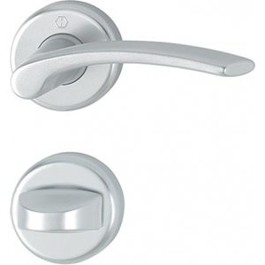 Handtag och WC-vred Hoppe Ibiza aluminium silver F1